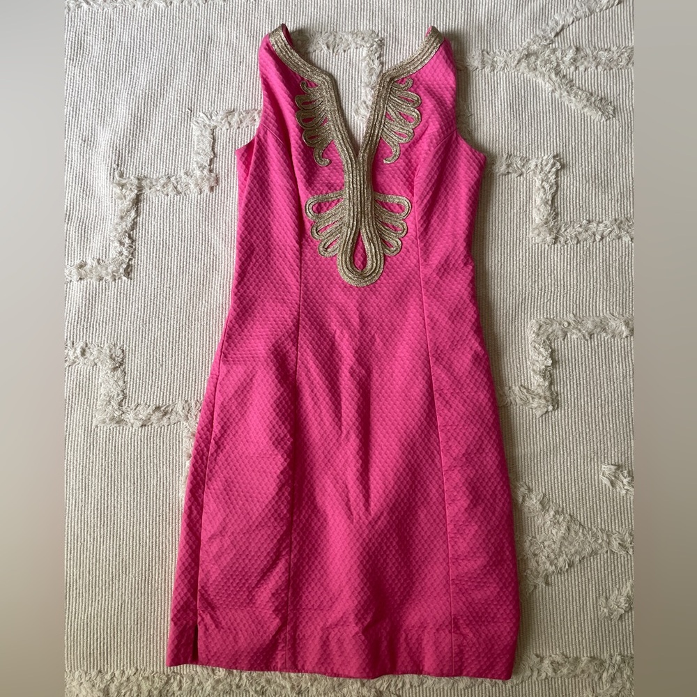 Lilly Pulitzer Pink and Good Shift Dress